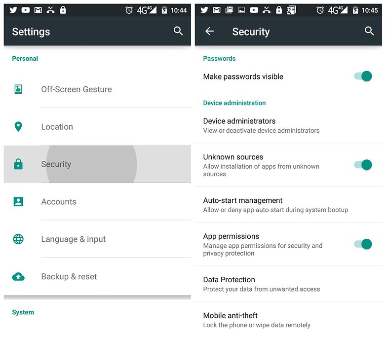 AndroidPIT Lollipop Settings Security Unknown Sources