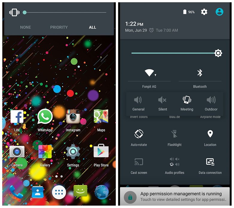 AndroidPIT Mlais M7 home screen notifications
