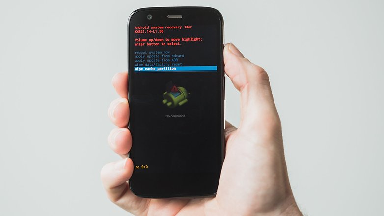AndroidPIT Moto G 2013 wipe cache partition
