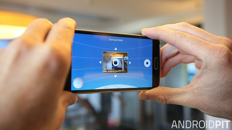 AndroidPIT Samsung Galaxy S5 camera surround shot start