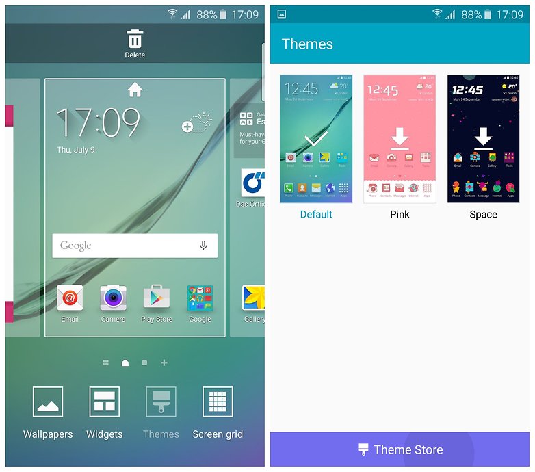 AndroidPIT Samsung Galaxy S6 Edge Theme Store