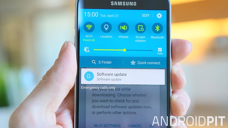 AndroidPIT Samsung Galaxy S6 galaxy s6 software update notification
