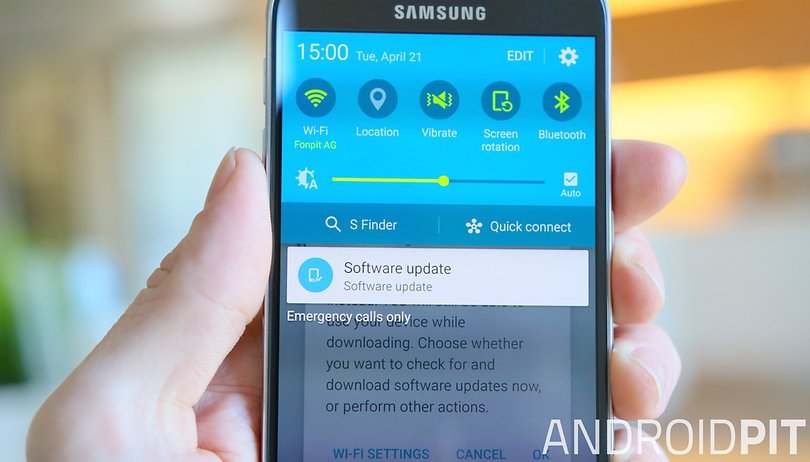 AndroidPIT Samsung Galaxy S6 galaxy s6 software update notification