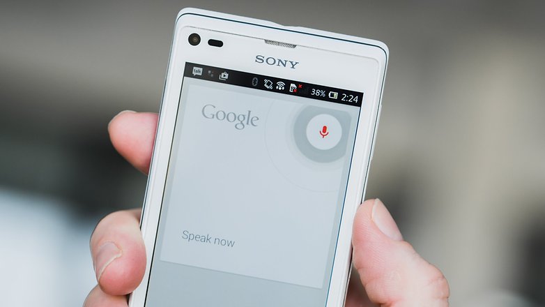 AndroidPIT Sony Xperia L Jelly Bean google now