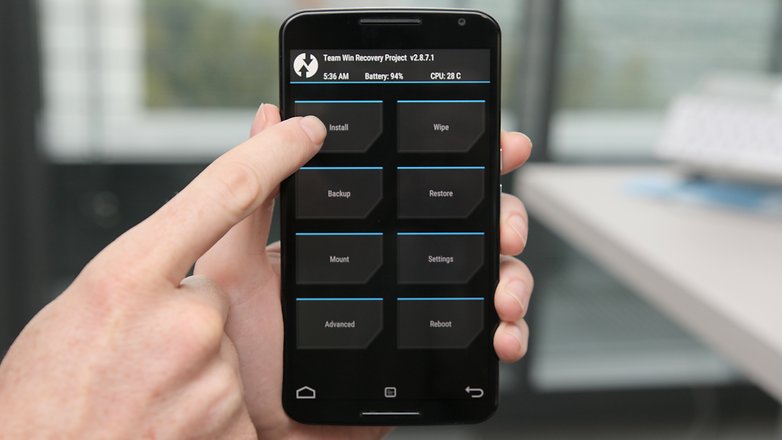AndroidPIT Nexus 6 TWRP-installation