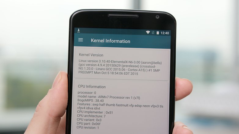 AndroidPIT Nexus 6 kernel adiutor CPU információ