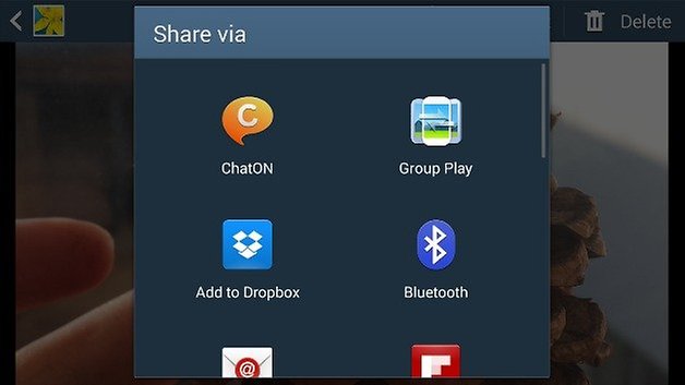 TouchWiz Gallery Share