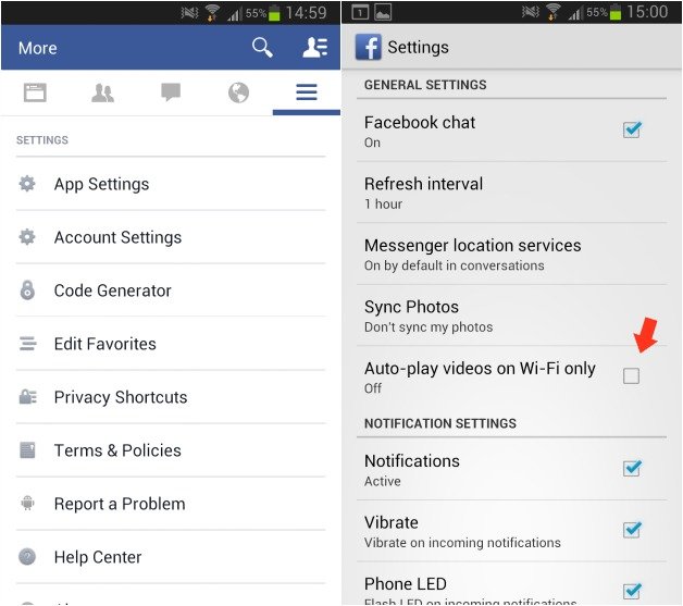 androidpit facebook video auto play 1