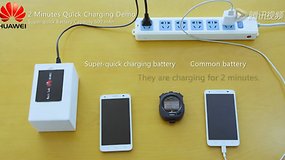 Watch this Huawei phone battery charge in just two minutes
