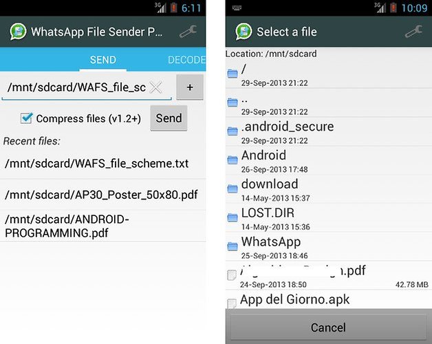whatsapp file sender screenshot 01