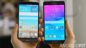 Comparación - Samsung Galaxy Note 4 vs LG G3, dos pantallas QHD