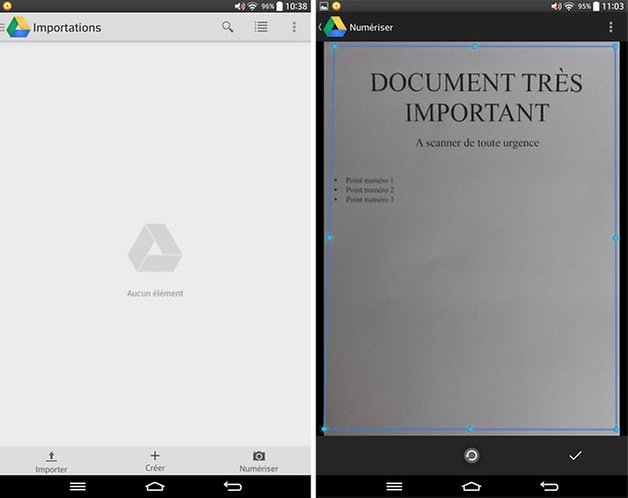 scan google drive fr