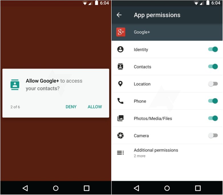 app granular permissions android police