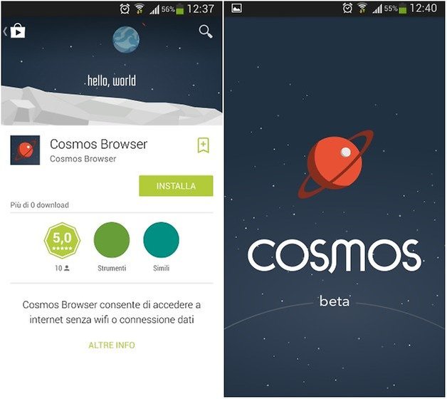 cosmos browser