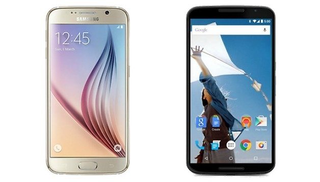 galaxy s6 vs nexus 6