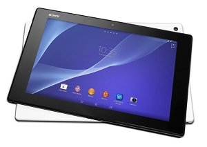 sony xperia z2 tablet front back