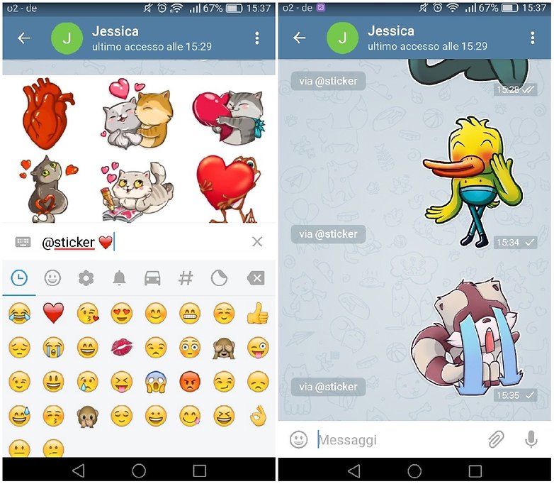 telegram sticker love