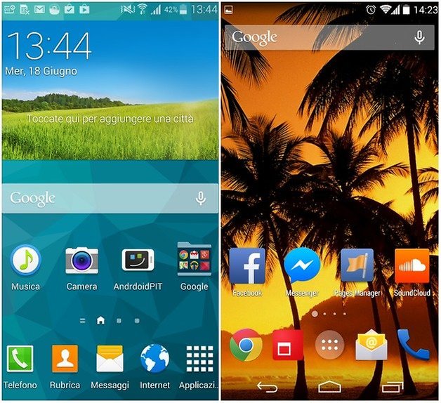 TouchWiz Android home