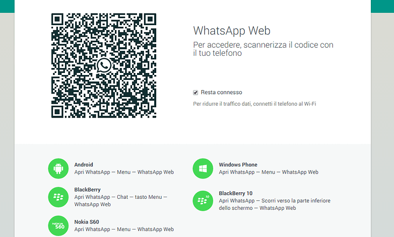 whatsapp web log in IT