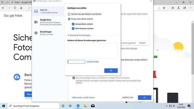 google fotos setup 3 deutsch 2020 02 12