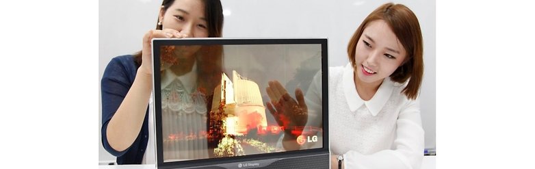 LG transparent OLED