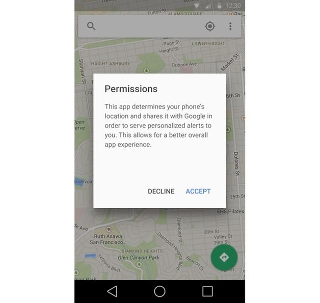 android l app permission