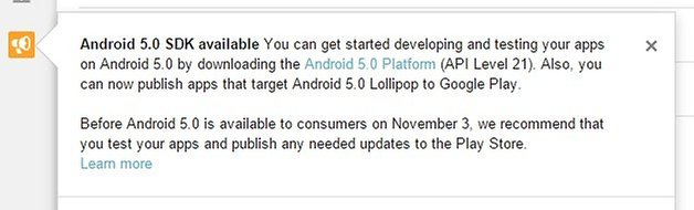 android lollipop release date