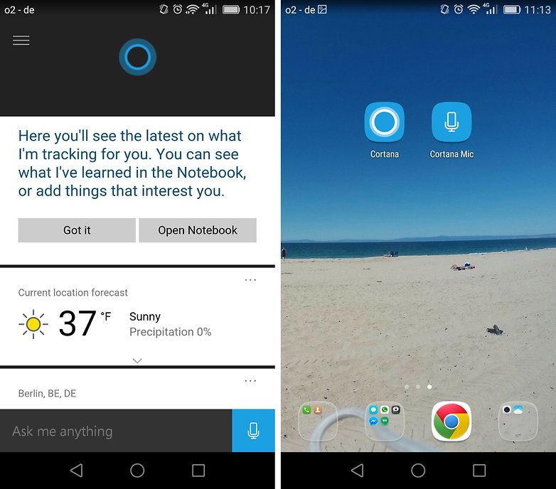 cortana for android