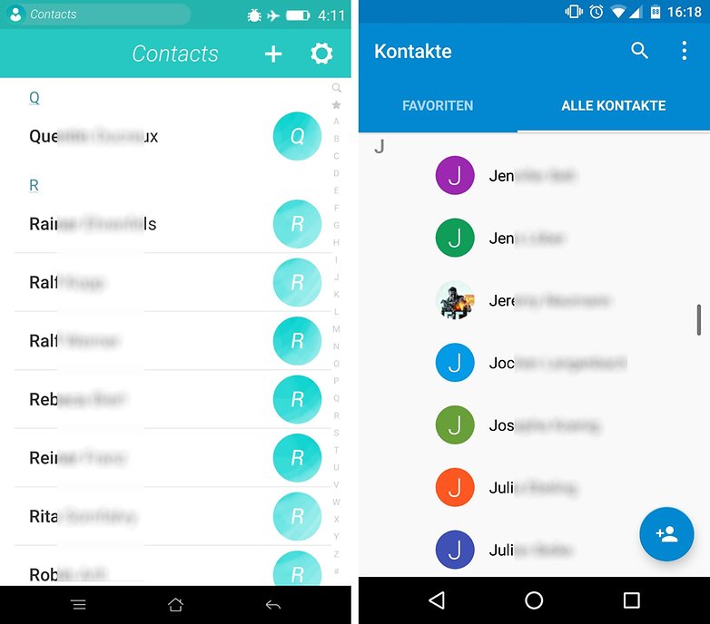 firefox os contacts app