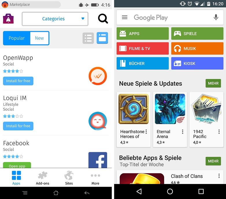 firefox os marketplace app