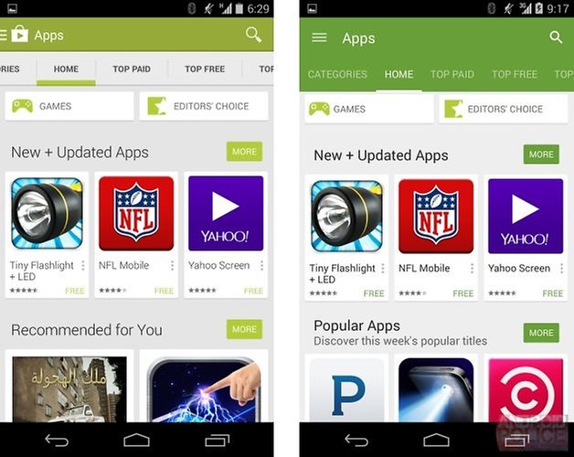 google play store app page