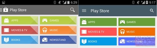 google play store colors