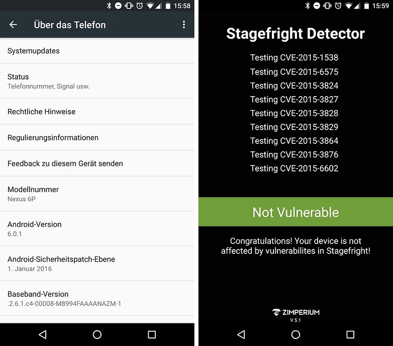 monthly update de stagefight detector