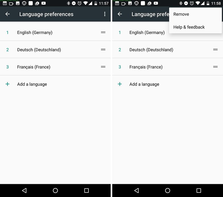 android nougat languages