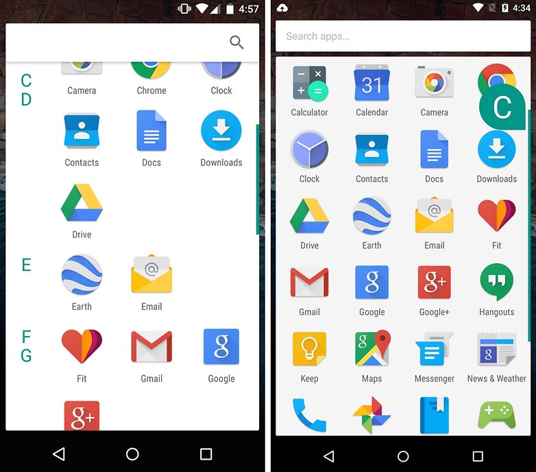 android m preview 2 drawer