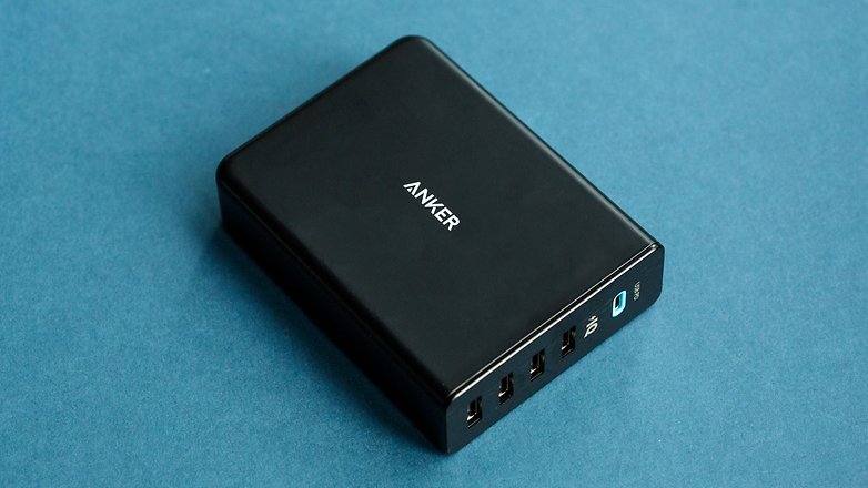 androidpit töltő anker PowerPort plus 5 usb c