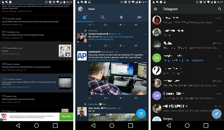 apps with night mode