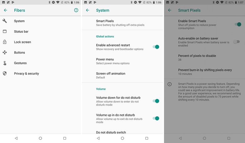 carbon rom settings