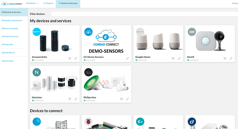 conrad connect devices services