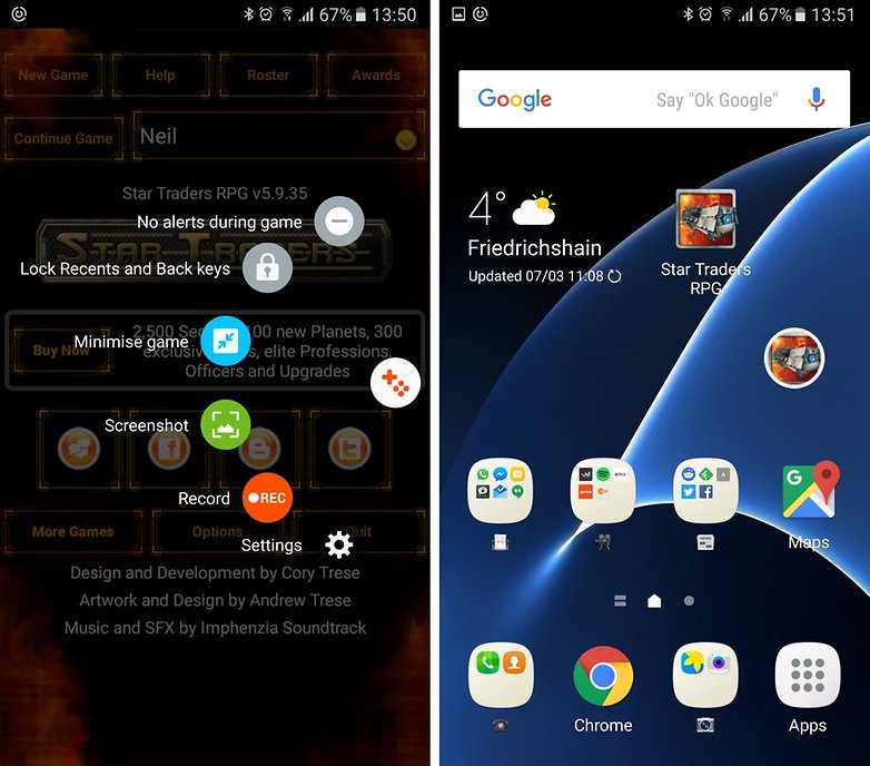 galaxy s7 game launcher