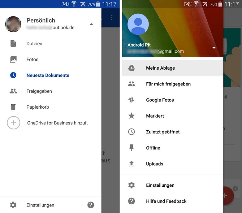 microsoft office vs google drive cloud de