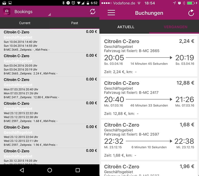 multicity android vs ios