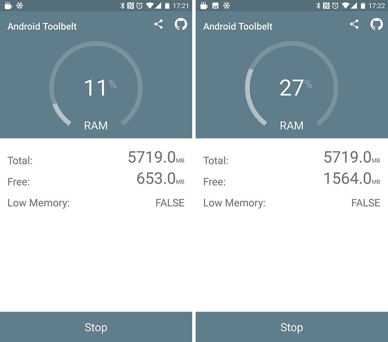 oneplus 5 fill ram 1