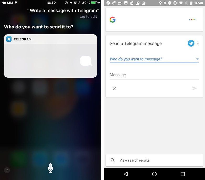 voice command apps android 7 ios 10