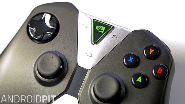 nvidia shield tablet android controller close up