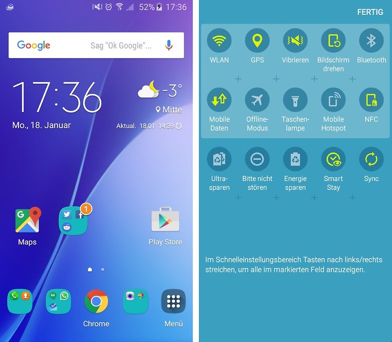 samsung galaxy a3 2016 touchwiz extras de