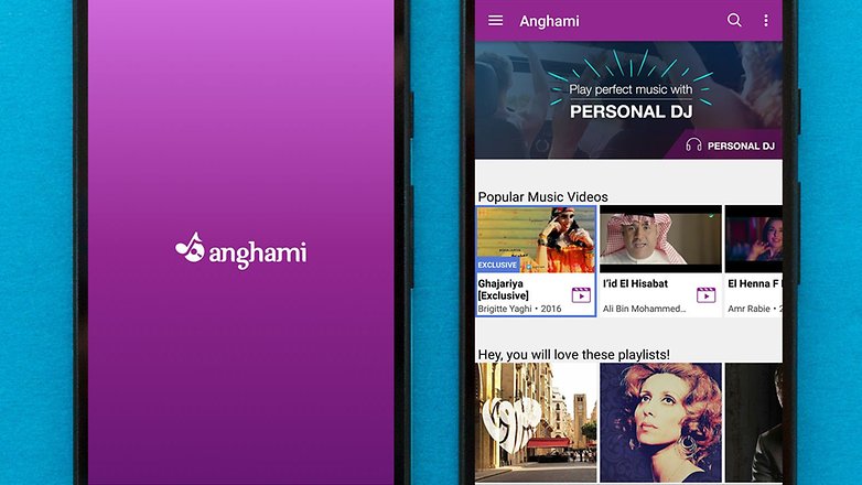 AndroidPIT best free android music apps anghami