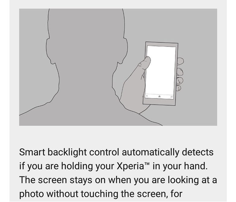 androidpit sony xperia smart backlight