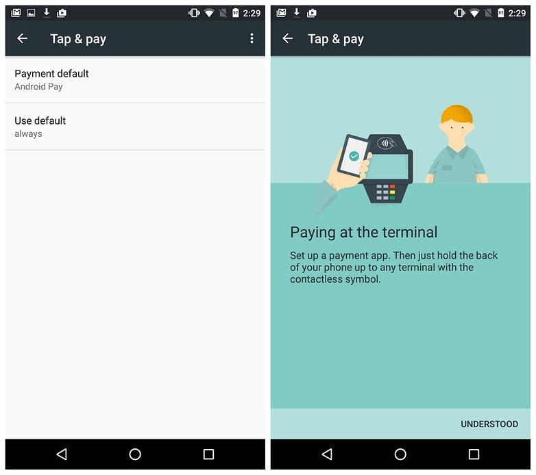 androidpit tap and pay nexus 5x tips