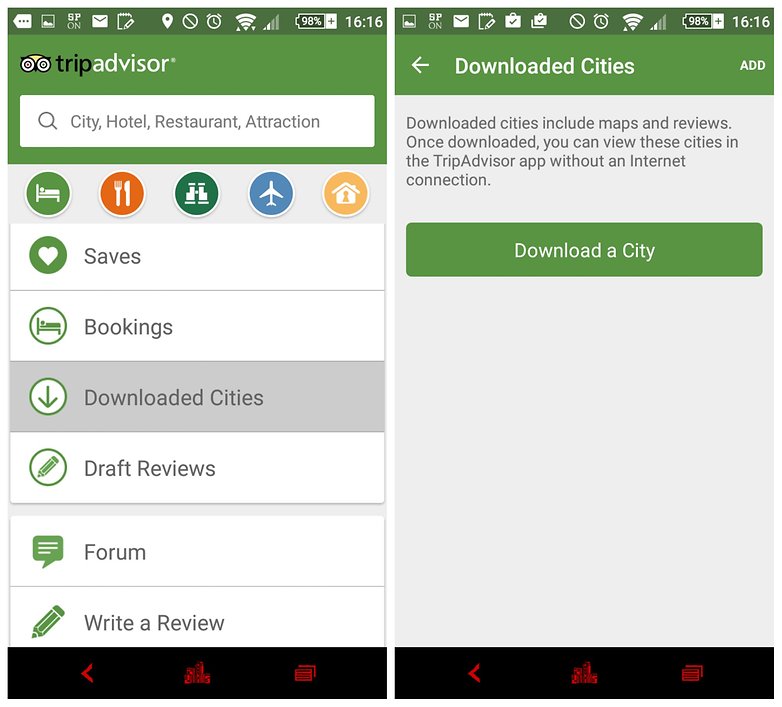 androidpit tripadvisor offline apps